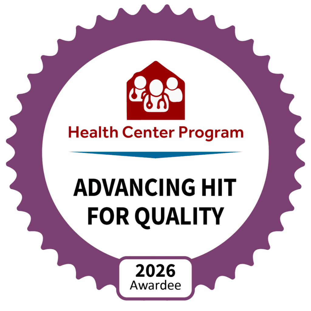 health center program certification badge for 2026 advancing hit for quality
