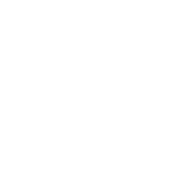 A bold black and white geometric design featuring four thick white lines curving inward from each edge, meeting at the center to form a cross with rounded corners—symbolizing Affordable Health Care—leaving black triangular shapes in the corners.