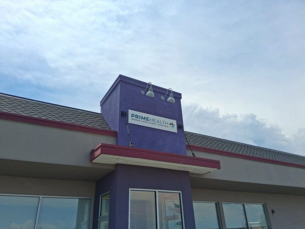 primehealth plus building signage formerly marillac and pic place in montrose, colorado