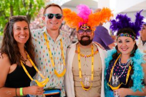 Edesia attendees enjoy getting into the spirit of the theme with colorful outfits.